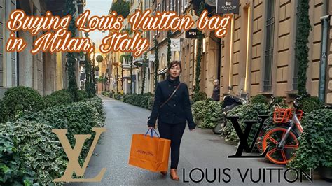 buying Louis Vuitton in Italy